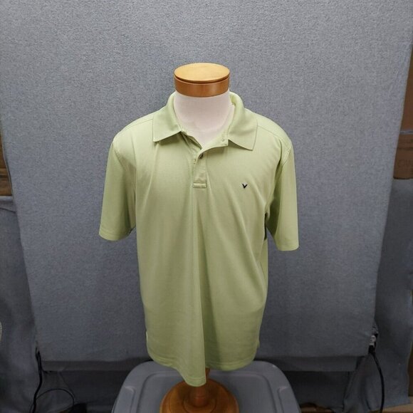 Callaway Opti-Dri Mens XL Extra Large Green Short Sleeve Golf Polo Shirt - Picture 1 of 6
